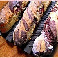Mein marmoriertes, gedrehtes Baguette à la Karin
