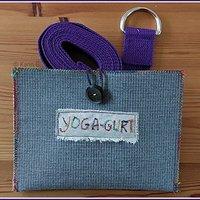 Schnell genähte "yoga - gurt - tasche"