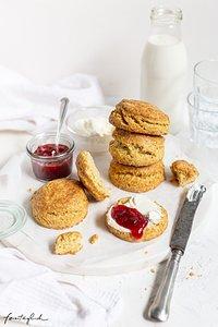 Klassische milch scones – ein einfaches & schnelles grundrezept