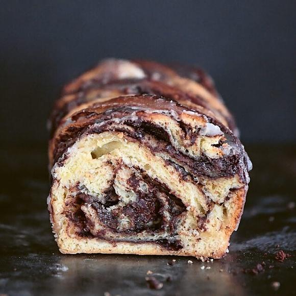 Sauerteig Schokoladen Babka