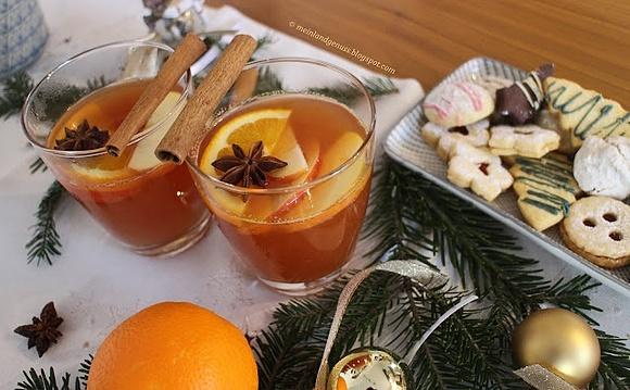 Apfel-Orangen-Gewürzpunsch