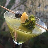 Grünkohl, gin und wermutkraut: kale martini