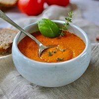 Vegan roasted tomato soup – veganes süppchen aus gerösteten tomaten