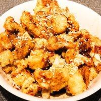 Asiatischer klebriger blumenkohl – sticky cauliflower the asian way