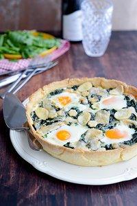 Spinat-Quiche zu Ostern