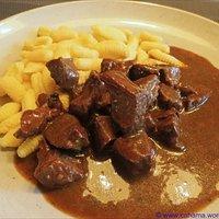 Gulasch vom Rinderherz