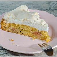 Rhabarberkuchen mit Baiser