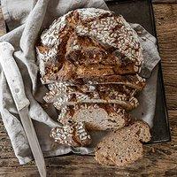 Brot #133 – vollkorn sauerteigbrot mit sonnenblumen­­kernen