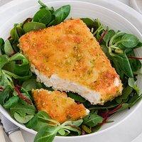 Panierter Feta mit Pistazien