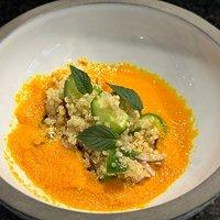 Gurken-Sanddorn-Ceviche