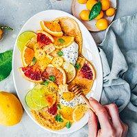 Rezept von sandrine saadi: zitronen-mohn-pancakes