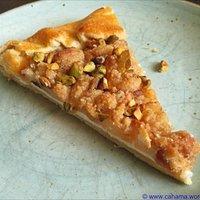Französische Birnen-Ziegenkäse-Galette