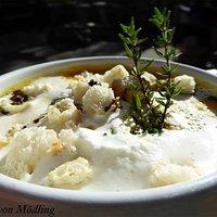 Kürbiscremesuppe mit Ingwer