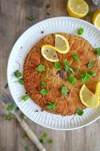 Vitamin N:Parasol-Schnitzerl mit Sauerklee und Zitrone