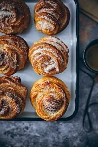 Einfaches cruffins rezept mit marzipanfüllung
