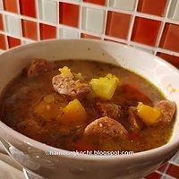 Kürbiseintopf mit Salsicca