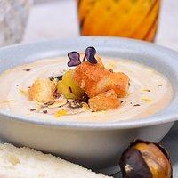 Cremige Maronen Suppe