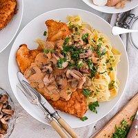 Jägerschnitzel – einfaches rezept mit nudeln