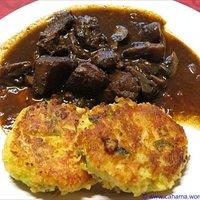 Wildschwein-Pilzgulasch