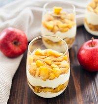 Schnelles Bratapfel-Dessert