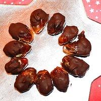 Schokolade datteln mit marzipan – chocolate dates with marzipan