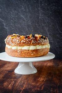 Roscón de reyes (dreikönigskuchen aus spanien)