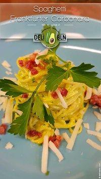 Spaghetti Frankfurter-Carbonara