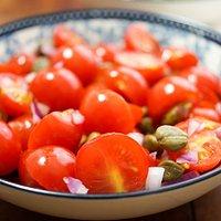 Tomaten-Salat mit Kapern