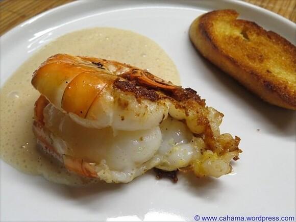Riesengarnelen in Kokos-Limetten-Sauce