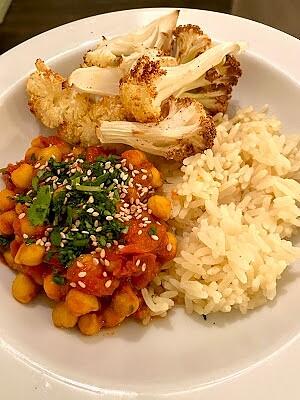 Curry nach Chana Masala-Art