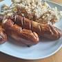 philips airfryer - bratwurst