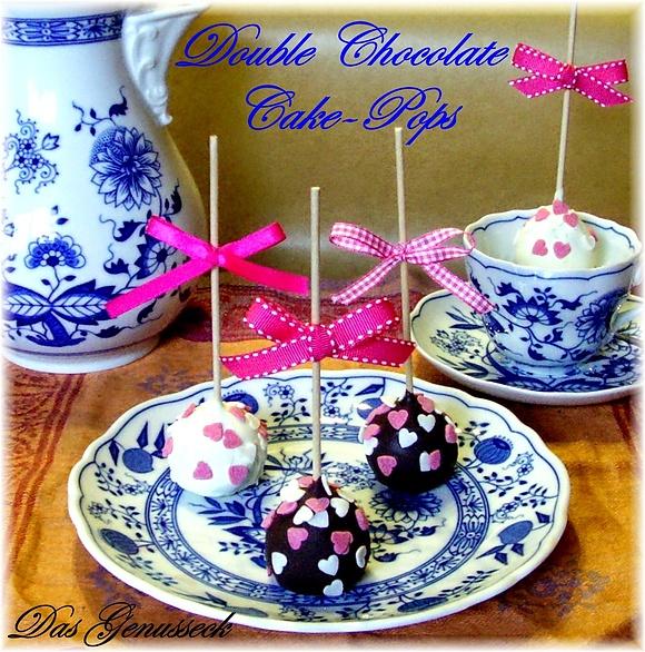 Double chocolate cake pops