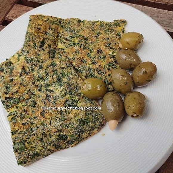 Petersilien-Omelette