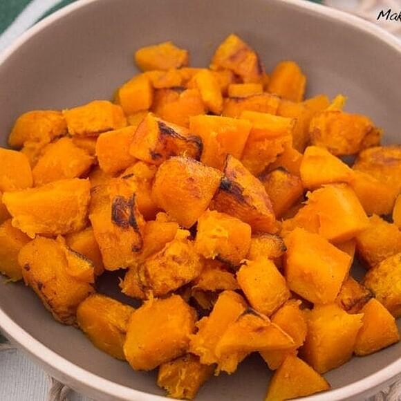 Kürbis aus der Heißluftfritteuse