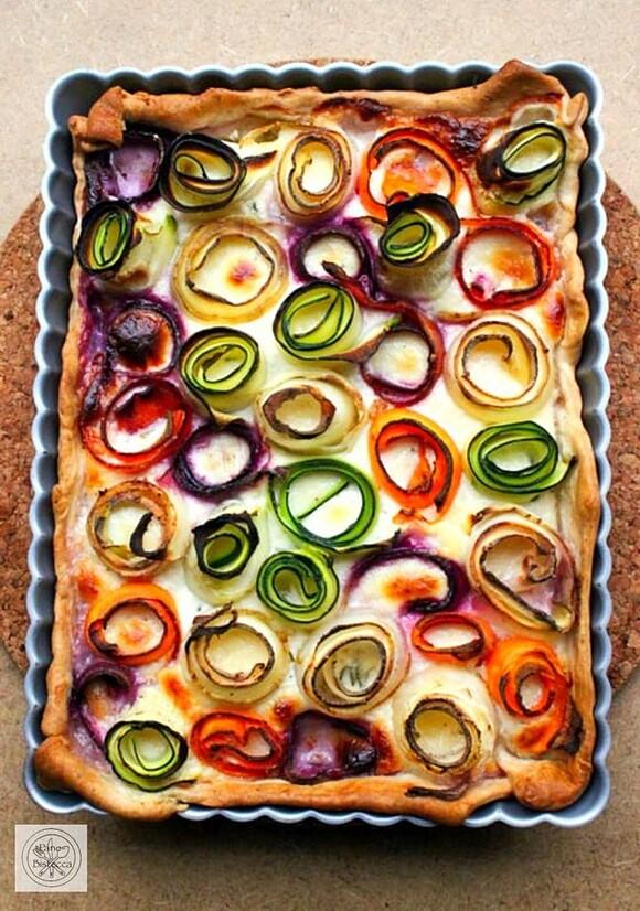 Gemüse-Röschen-Tarte