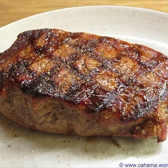 Gegrilltes Wasserbüffel-Rumpsteak