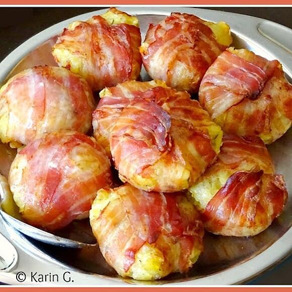 Kartoffelbomben und Bacon Bombs