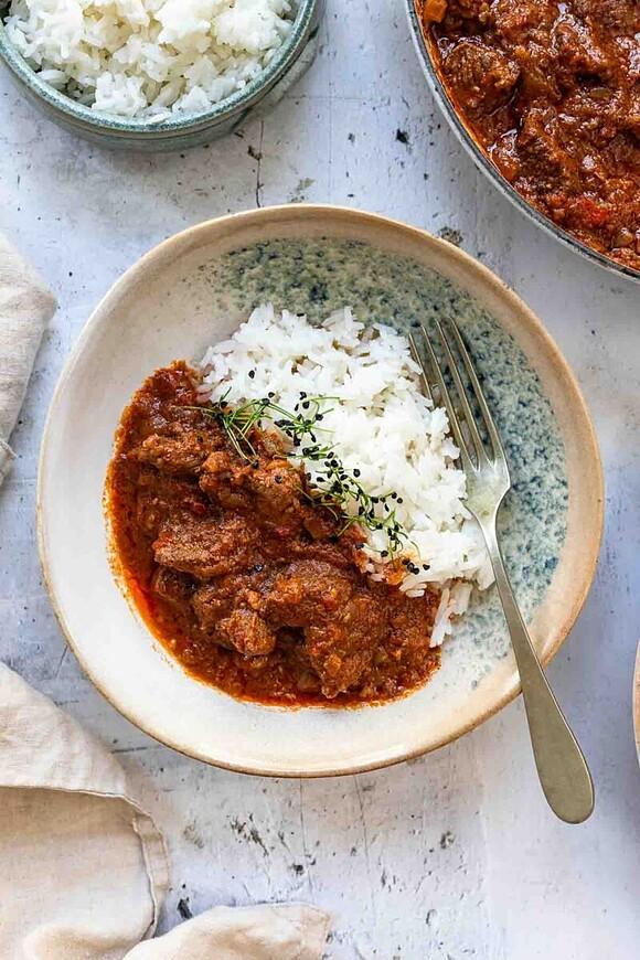 Lamm-Curry mit Kokosmilch