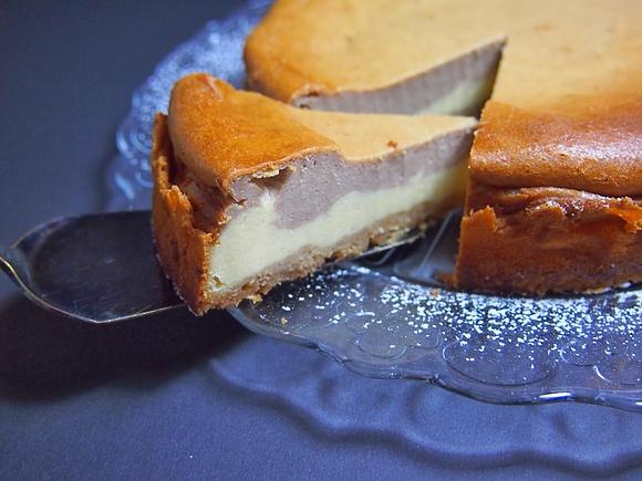 Vanille-Schoko-Käsekuchen