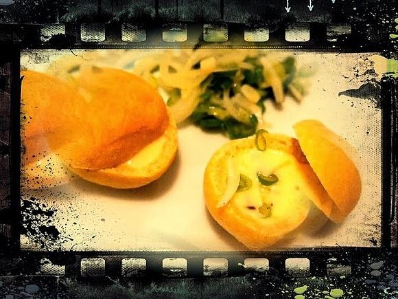 Gefüllte Brötchen