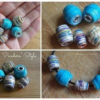 Paper-beads - Papierperlen selbstgemacht