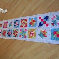 Patchwork-Tagesdecke