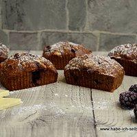 Brombeer Brownies mit weißer Schokolade