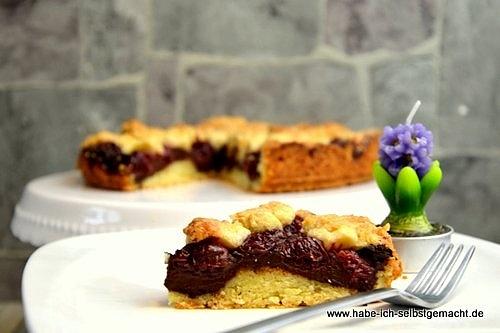 Schokoladen Tarte mit Kirschen