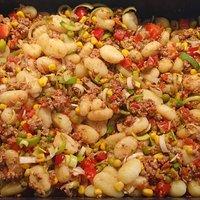 Mexikanische Gnocchi-Hack-Pfanne