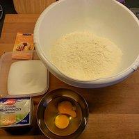Gedeckter Apfelkuchen