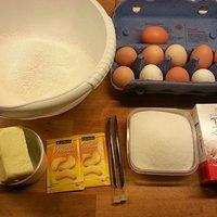 Sandkuchen mit Glasur