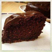 Saftiger Schokoladen-Bananenkuchen mit Ganache