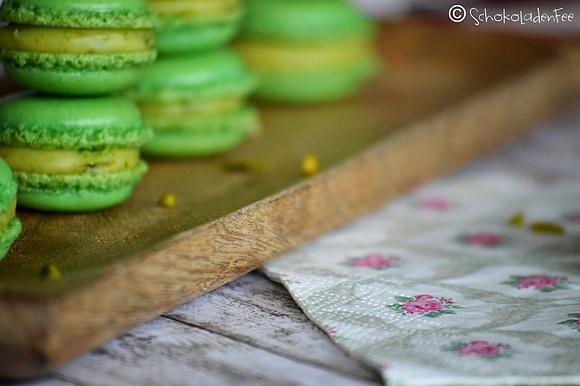 Pistazien Macarons von der Schokoladenfee