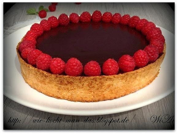 Himbeere-Schokotarte